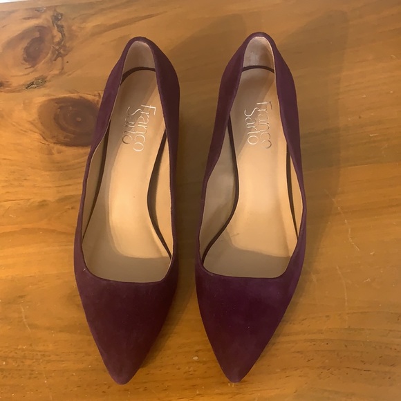 Franco Sarto like new suede purple pump EU37 - Picture 3 of 6